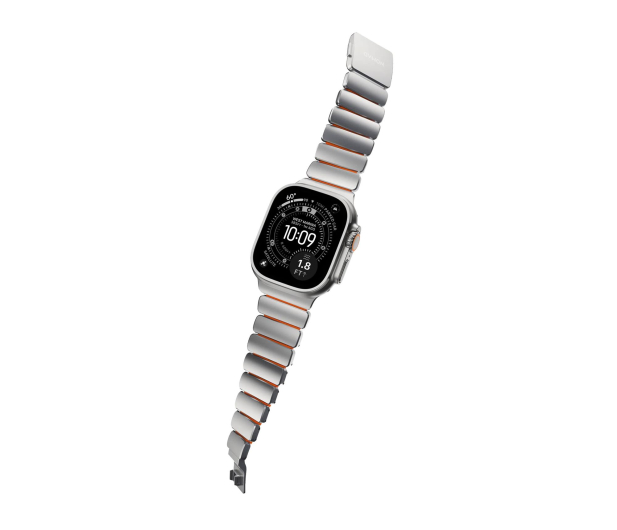 Nomad Stratos Band FKM Apple Watch 45/46/49mm natural titani - 1418396 - zdjęcie 2